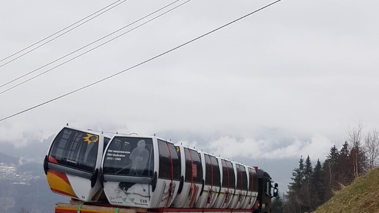 Die Gondeln reisen ab