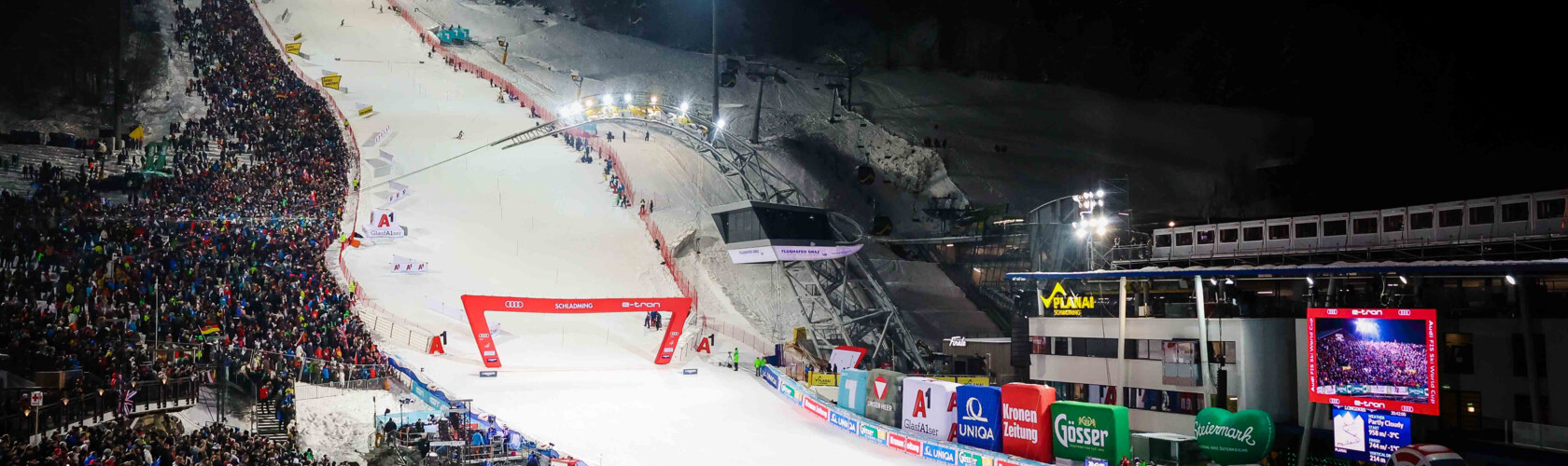 Der Planai Zielhang als Bühne für die Ski-Weltelite | © Daniel Scharinger