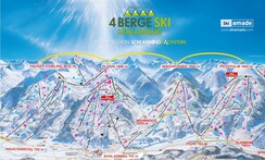 Die 4-Berge-Skischaukel in der Schladming Dachstein Region