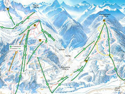 Kartenübersicht: Planai & Hochwurzen | © Planai-Bahnen