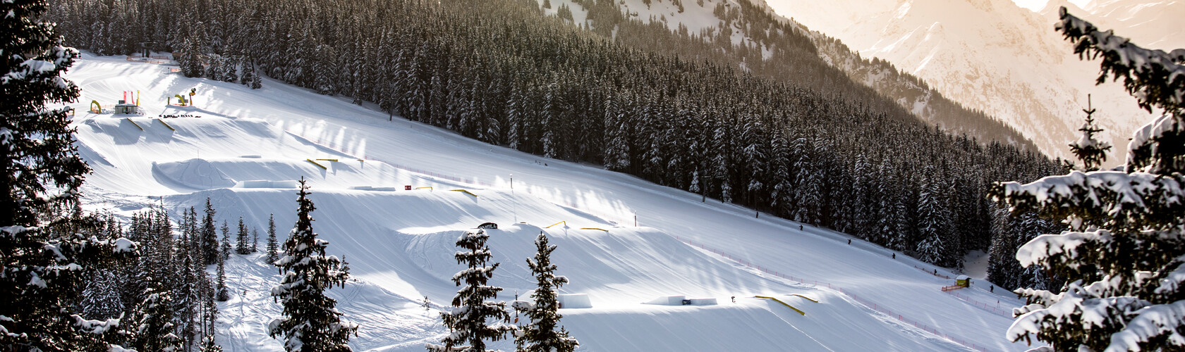 View to the superpark Planai in Schladming - Planai & Hochwurzen | © Roland Haschka