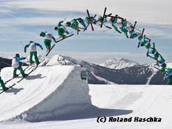 Hoch hinaus heißt es im  Superpark Planai | © Roland Haschka