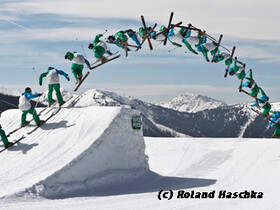 High up in the superpark Planai | © Roland Haschka
