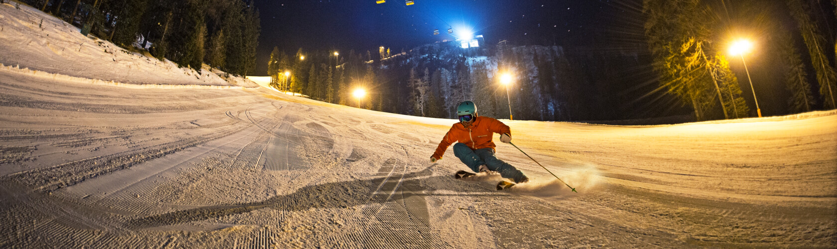 Nachtskifahren auf der Hochwurzen in Schladming | © Gregor Hartl