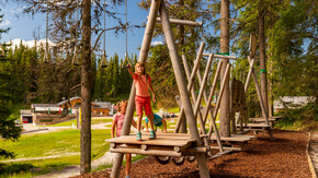 Kinder-Kletterparadies Almmotorik im Hopsiland | © Christine Höflehner
