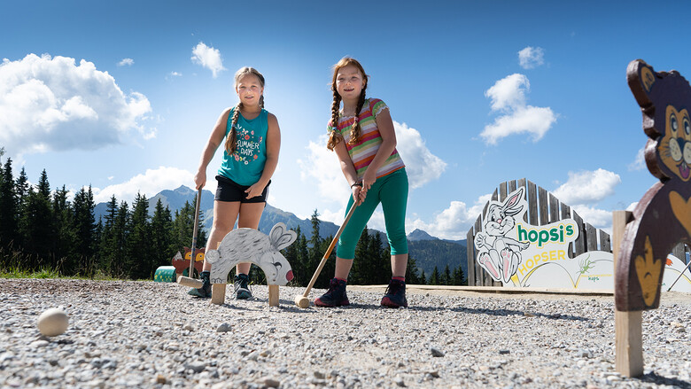 Spiel und Spaß in der Bergsportwelt im Hopsiland! | © Josh Absenger