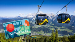 Mit dem KlimaTicket die Planai Seilbahn günstiger nutzen | © Josh Absenger/One Mobility Ticketing GmbH