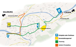 Parkplatzplan Planai