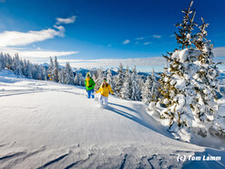 Wandern im Tiefschnee.  | © Tom Lamm